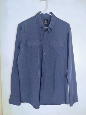 Men's Button-Down Utility Shirt in Navy